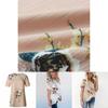 Elegant Summer Women Blouse Floral Print Short Sleeve Loose Casual T-shirt Tops