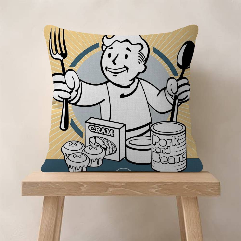 Hot Game FFallouts Vault BBoys Personalized Pillow Dust Cover Bedroom Kids Party Decoration Pillowcase Birthday Children