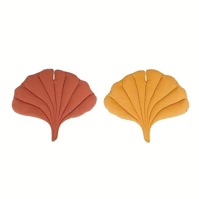 1/2PCS Leaf Shaped Pet Mat Washable Soft Non-Slip Sleeping Pad for Cats and Dogs Reversible Portable Travel Camping Pet Bed