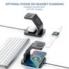 S6 For Iphone/Airpods/Apple Watch 3-in-1 15W Magnetic Wireless Charging Station Desktop Bracket