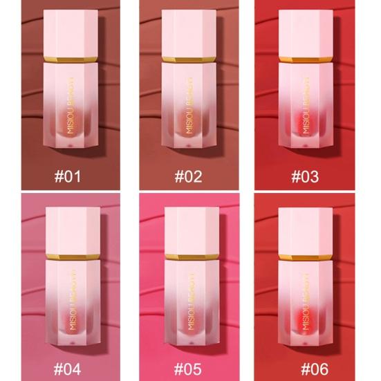 6 г жидкие румяна для щек, многофункциональные натуральные стойкие румяна для макияжа для молодой сияющей кожи