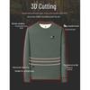 Luomeng Men's Fleece Lined Round Neck Sweatshirt