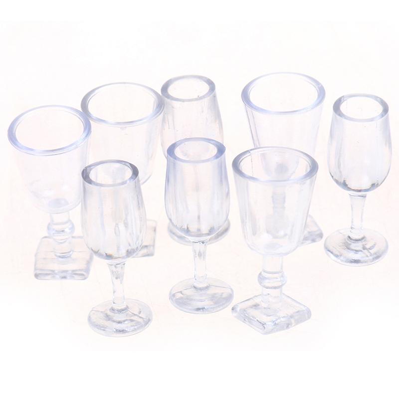 1:12 весов, 4 шт./лот, набор посуды для чашек, миниатюрная игрушка для кукольного домика