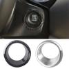 Автомобильный ключ зажигания, переключатель, украшение, кольцо, круглая отделка, наклейки для Jeep Renegade 2015-2023, компас 2017-2023, аксессуары для интерьера