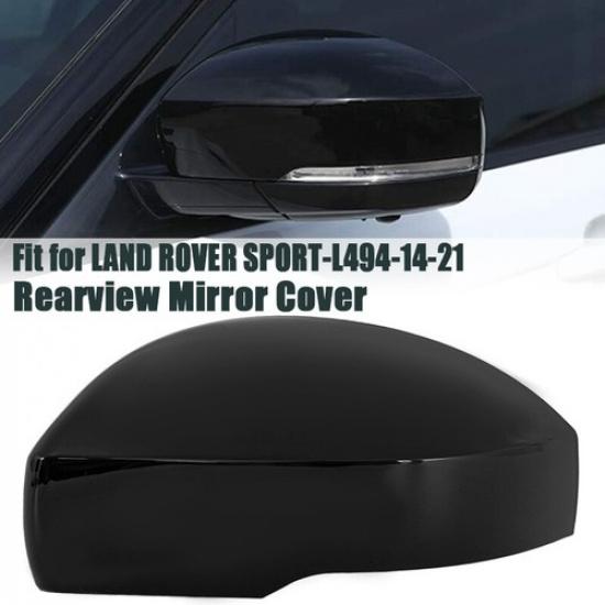 Left Side Wing Mirror Cover Cap For Range Rover Sport L494 2014-2021 Gloss BlacK