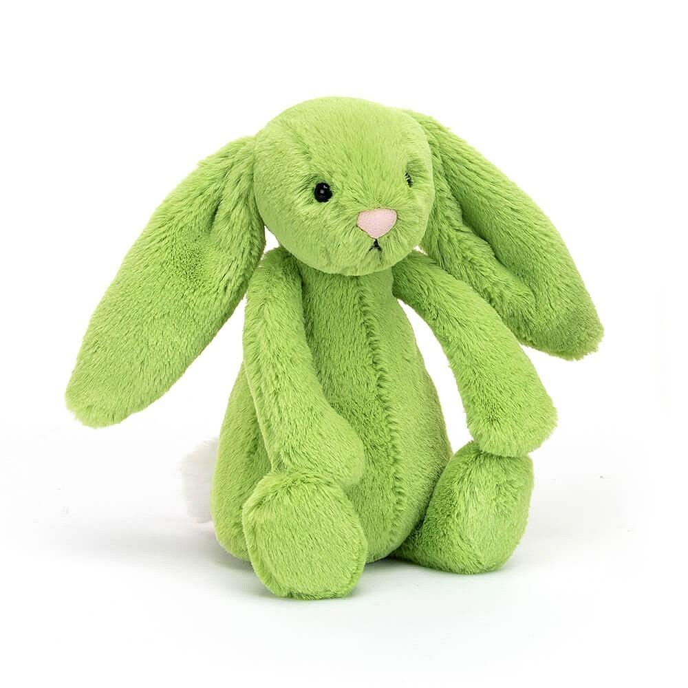 Jellycat Застенчивый Яблочный Кролик Маленькая Кукла Плюшевая Кукла Высотой 17 см