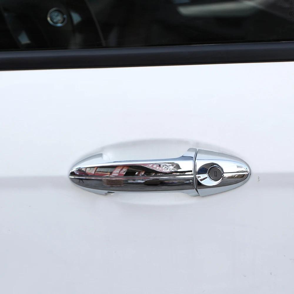 Для Ford Fiesta 2009 - 2013 Ecosport 2013-2017 Накладки на ручки дверей Наклейки Декоративная накладка Аксессуары для стайлинга автомобиля