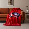 Blue and Red Star Logo Design print blanket soft and cozy perfect for the living room bed sofa or a nap,gift