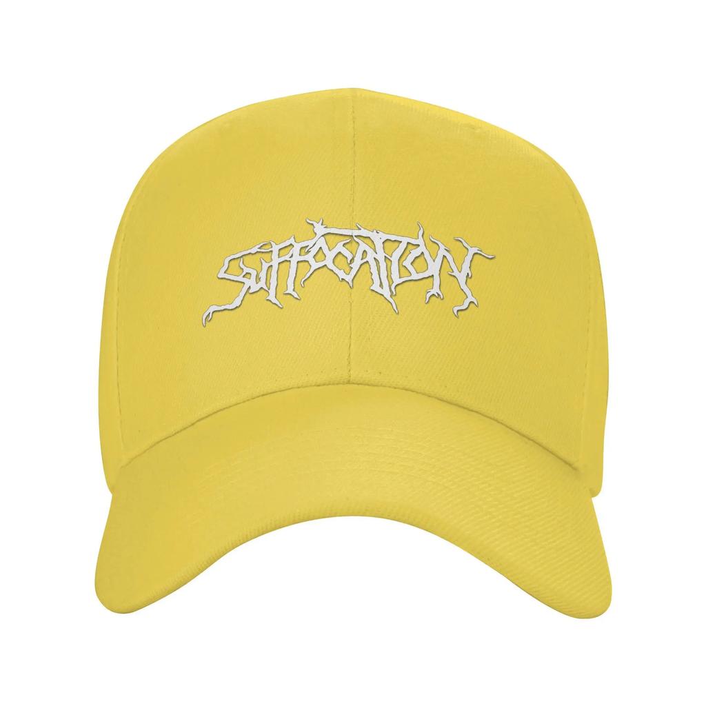 Custom Classic Unisex Immolation Death Metal Suffocations Baseball Cap Adult  Adjustable Dad Hat for Unisex Women Sun Protection