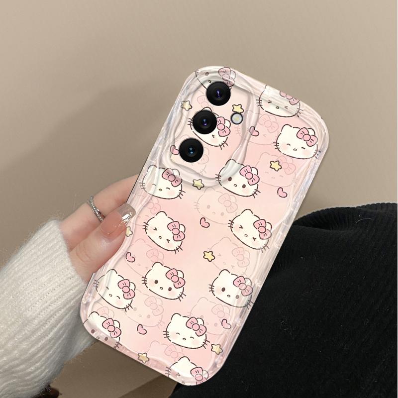 Мультяшный чехол Hello Kitty для Samsung Galaxy A16 A06 A55 A35 A25 A15 A05 A05S A54 A34 A24 A14 A73 A53 A33 A23 A13 A52 A32 A22