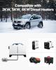Exhaust Hose, 1200mm Diesel Heater Flexible Exhaust Pipe, Stainless Steel Exhausts Hose with 2 Hose Clamps, Exhausts Hoses Kit Diesel Heater
