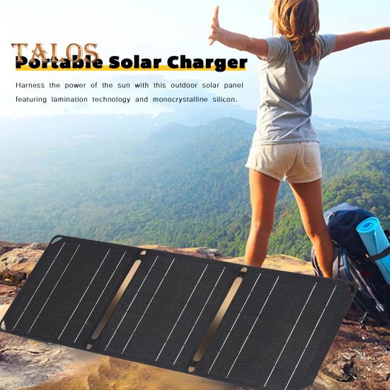 Зарядное устройство для солнечных панелей. Высокая скорость преобразования. Защита от короткого замыкания IP65. Водонепроницаемый складной дизайн. Портативное зарядное устройство для телефона. Солнечная панель.