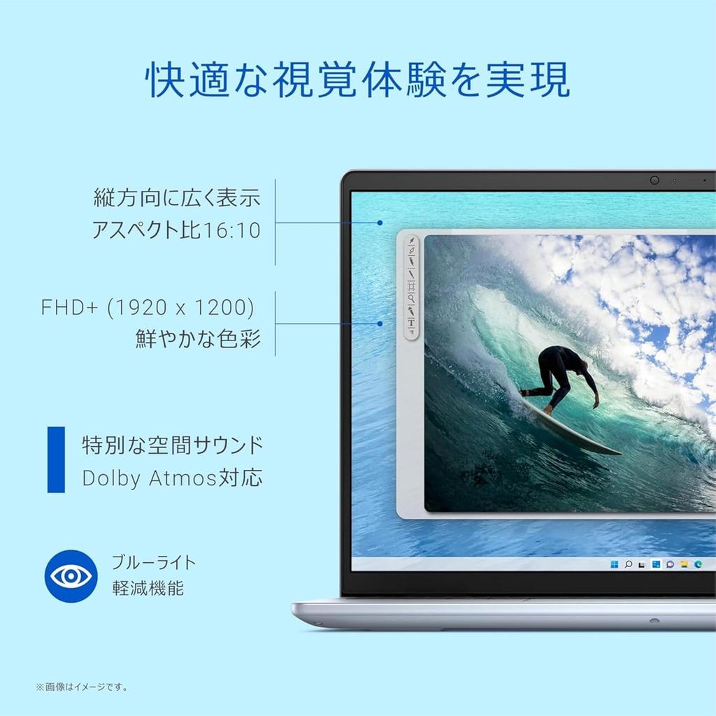 Dell Inspiron 14 Core i5 16 ГБ 512 ГБ Лед Windows 11 Японский 5440, 1334U, ОЗУ, SSD, Синий, Домашний,
