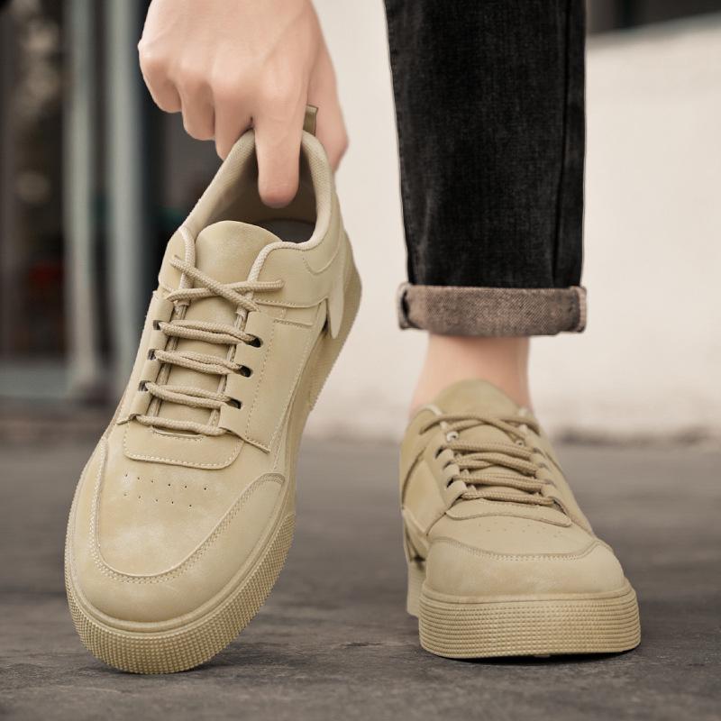 Весна 2025 новая мужская обувь низкие уличные трендовые туфли студенческая обувь универсальная спортивная и повседневная обувь для мальчиков обувь на субподошве