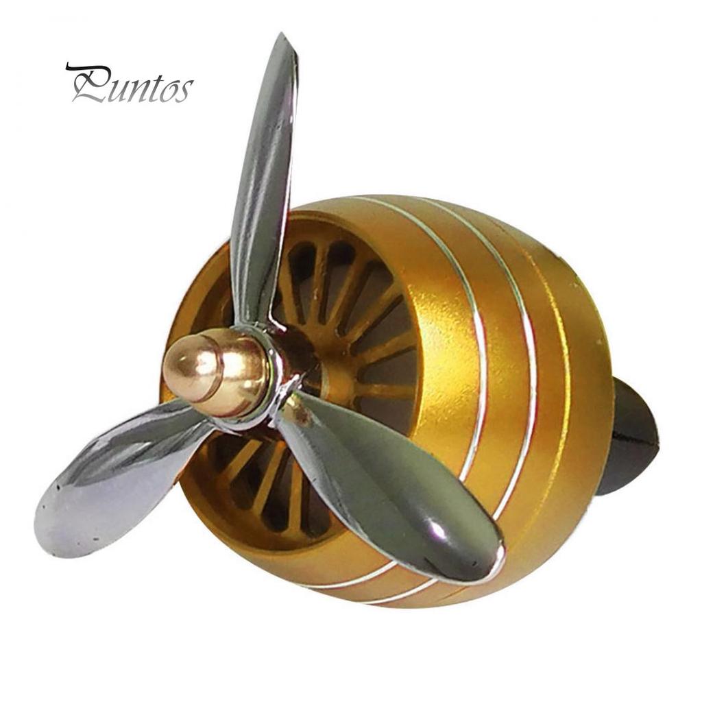 Car Air Vent Freshener Perfume Clip LED Fan Fragrance Aroma Diffuser Decoration