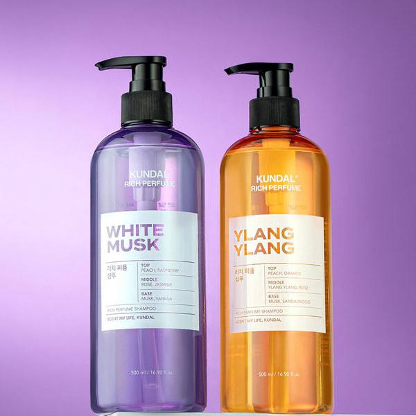 KUNDAL Богатый парфюмированный шампунь 500 мл Белый мускус