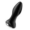 Satisfyer Rotator Plug Vibrating and Rotating Anal Electric Anal App Rotating Strong Silicone Anal Prostate Expansion and Unisex Adult Toy 2+ Black,