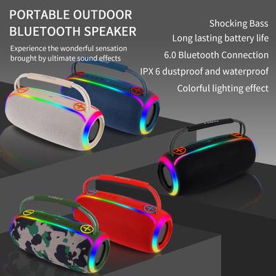 PRO12 Bluetooth-динамик портативный RGB-подсветка наружный настольный мощный сабвуфер