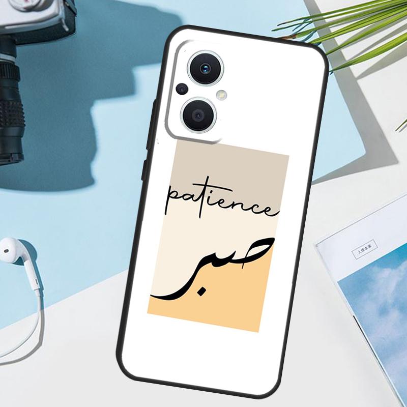 Чехол-обложка Sabr Patience для OPPO Reno 14F 13F 12F 11F 8T 7 8 Lite 10 11 12 13 14 Чехол для OPPO Find X9 X8 X5 X6 Pro