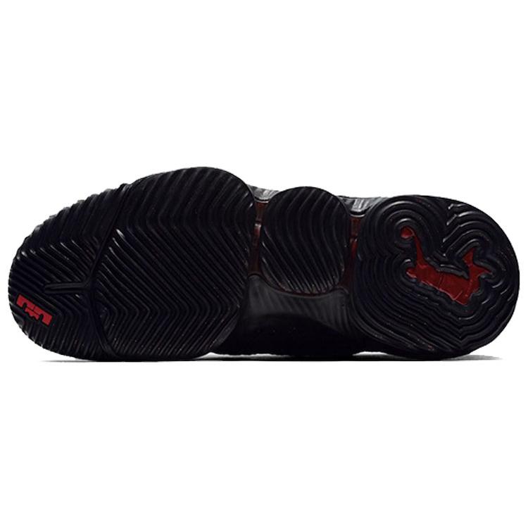 Nike LeBron 16 EP 'Fresh Bred' (Unisex) Black / Black-University Red Basketball Shoes AO2595 002