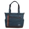 Tote Shoulder A4 File PC Large Tote Bag [Mustache] Bag, Bag, 2-way Compatible, Storage, Zipper, Capacity, Men's 2-way MDP-0652 (Navy)