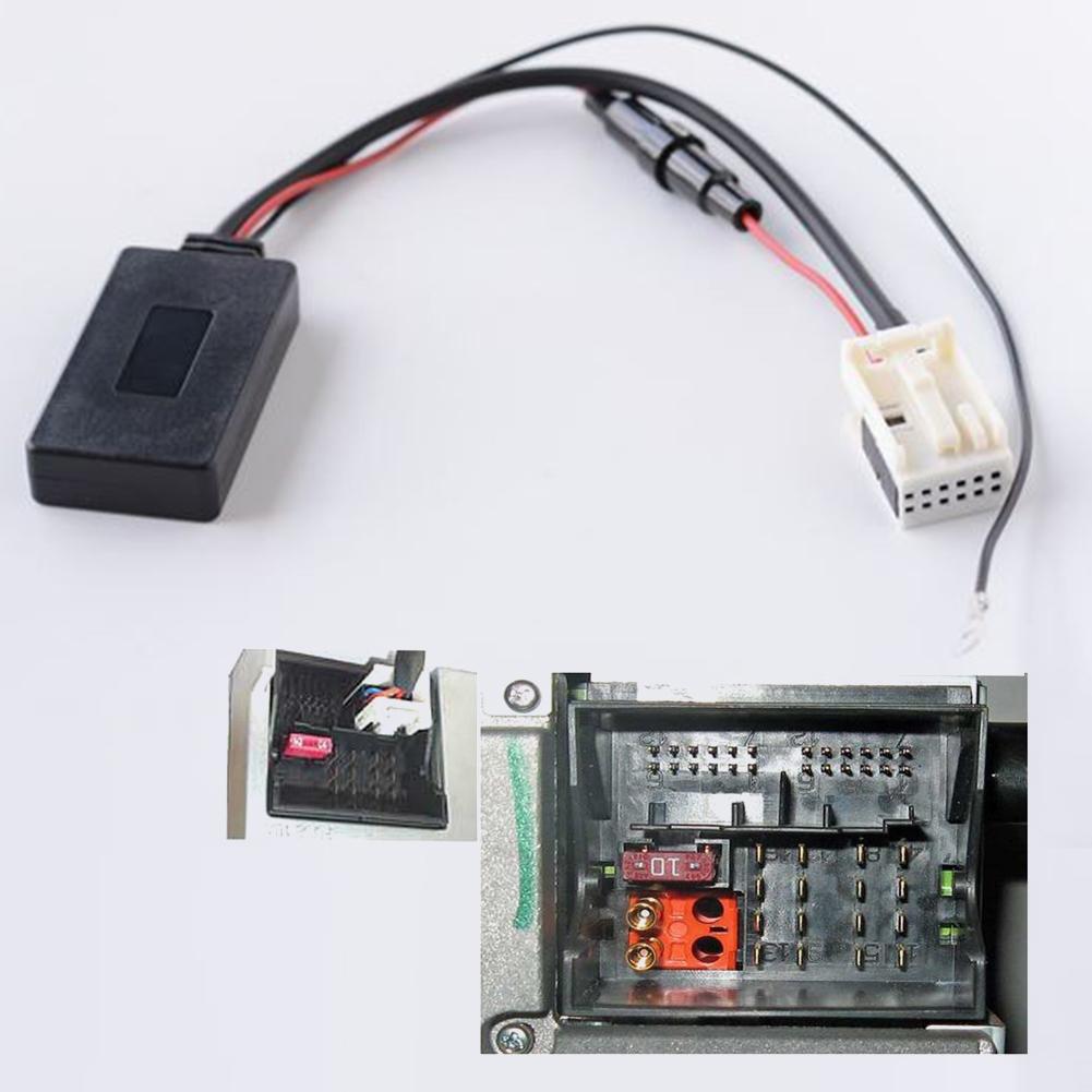 Aux автомобильный MP3 Bluetooth-совместимый адаптер музыкальное радио для RCD RNS 210 310 315 510 Golf 5 6 Bluetooth-совместимый адаптер Aux