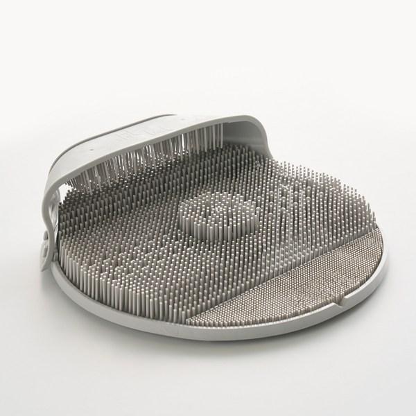 Boss Daddy Мойте ступни и верхнюю часть стоп одновременно, удаляйте омертвевшие клетки кожи и удаляйте запах ног, щетка для ног 4D BLACK, 1 шт.