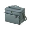 [.co.jp Exclusive] Soft Cooler 5L Gray, 5-Layer Insulated, Foldable and Compact, Water-Repellent Fabric, Box-Shaped, RFD-0051 GY