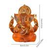 Clear Lord Ganesha Elephant Statue Hindu Resin Sculpture Home Garden Buddha Figurine Decoration