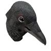 New Halloween Crow Mask Latex Animal Beak Headgear cos Funny party costume props
