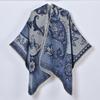 Autumn and Winter New Products Women's Retro Split Jacquard Split Shawl Street Dating Outer Cape