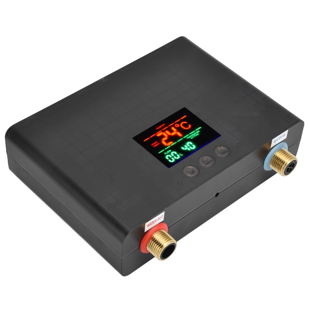 5500 Вт проточный электрический водонагреватель с сенсорной панелью дистанционного управления для кухни и ванной комнаты