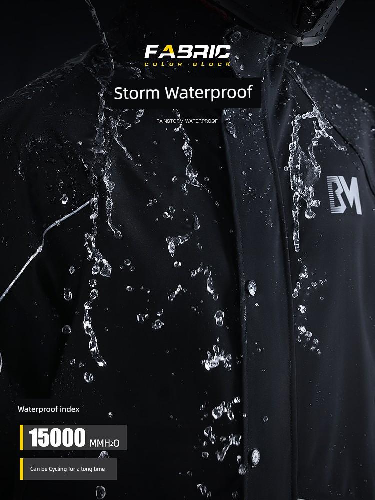 Motorcycle Raincoat Rain Pants Rainstorm Prevention Men's Adult Outer Wear Split Electric Car Riding Take-out Rider Set