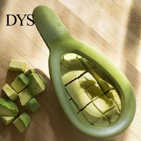 Easy Avocado Peeler Multifunctional Slicer, Quick Pitter Cutter Tool for Kiwi, 3 Kitchen Gadget in 1 Fruit Slicer Divider, Guacamole Prep