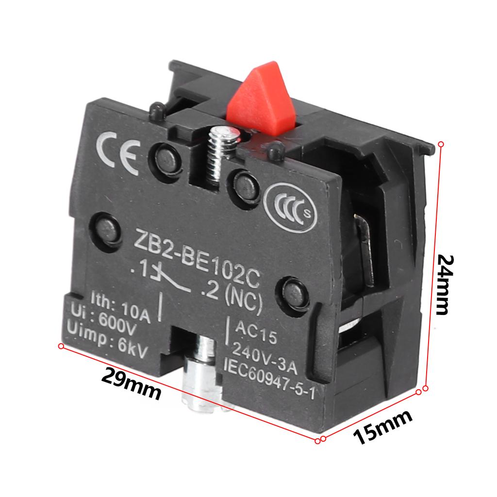 ZB2-BE101C(НЕТ) Джойстик-переключатель ZB2-BE102C(NC) 1Н С 1НО