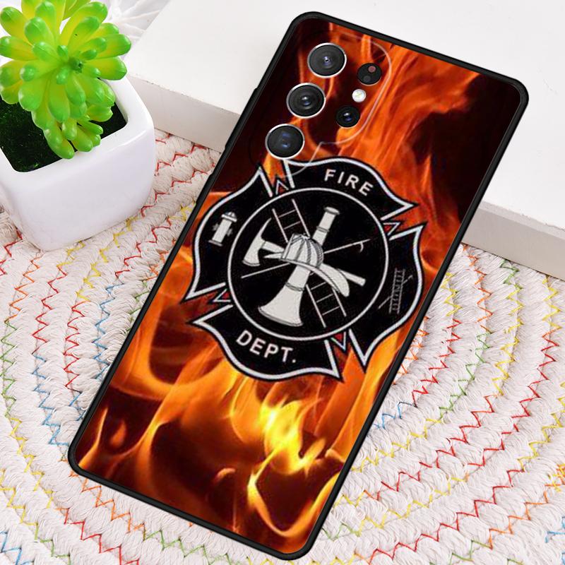 Огонь пожарный пожарный Чехол для телефона для Samsung Galaxy note 10 pro S26 Ultra S23 S24 FE S25 S21 S22 PLUS ударопрочный Чехол