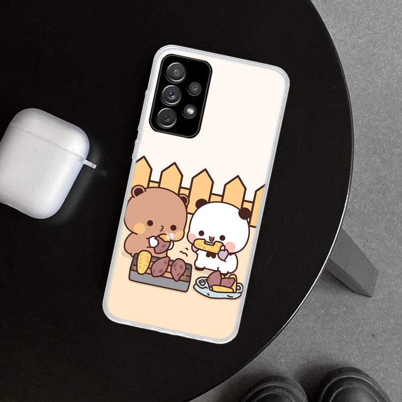 Мультяшный Милый Чехол Bubu Dudu для Samsung Galaxy A12 A22 A32 A52 A72 A02S A51 A50S A31 A20S A10S Note 20 Ultra 10 Plus