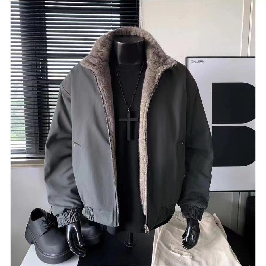 2025 Winter Two-Sided Mountain Eagle Plus Velvet Heavyweight Jacket – Hot Selling Luxury Cotton Wear