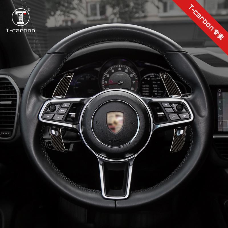 T-carbon Лепестки переключения передач из углеродного волокна для Cayenne, Macan, Panamera, 911.