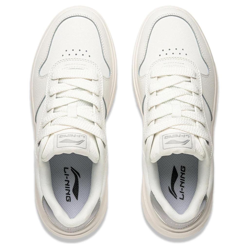 Li Ning Cloud High Top универсальные толстые подошвы увеличивающие рост нескользящие износостойкие дышащие низкие кроссовки для скейтбординга женские кроссовки AGCU320-3