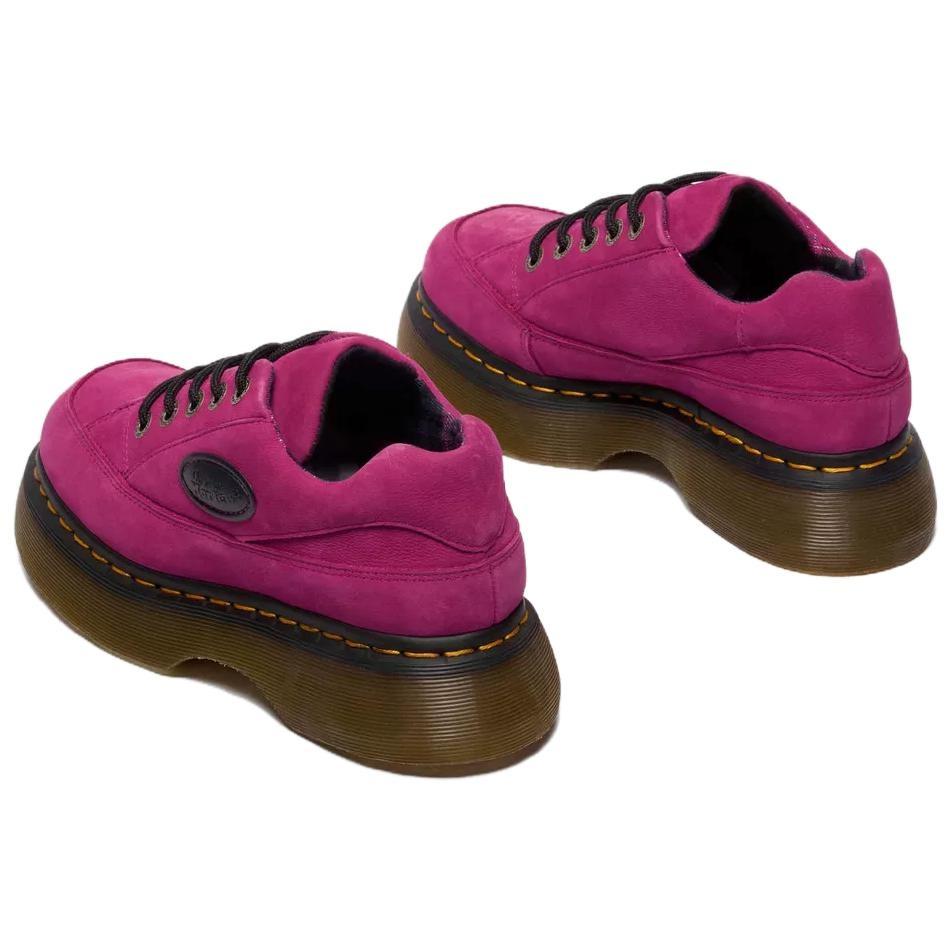 (WMNS) Доктор. Dr. Martens BUZZ 5-люверсный из фрезерованной замши 'Fuchsia Pink' Женские 42671650