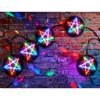 RGB Light LED Flowing Pentagram Light IP68 Waterproof Multicolour Pentagram 12V Colorful Flowing for Bar Party Decoration Decorative Light