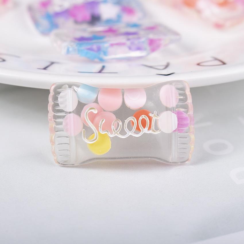 Сладкие конфеты 5 шт. блестящие украшения кремовые сделай сам с кристаллами пайетками имитация чехол для телефона материал декорированный