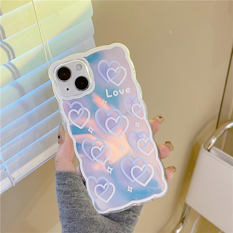 Zhitai iPhone 15 Pro/13/14 Case - Creative Big Wave Design for XS/XR/12/11