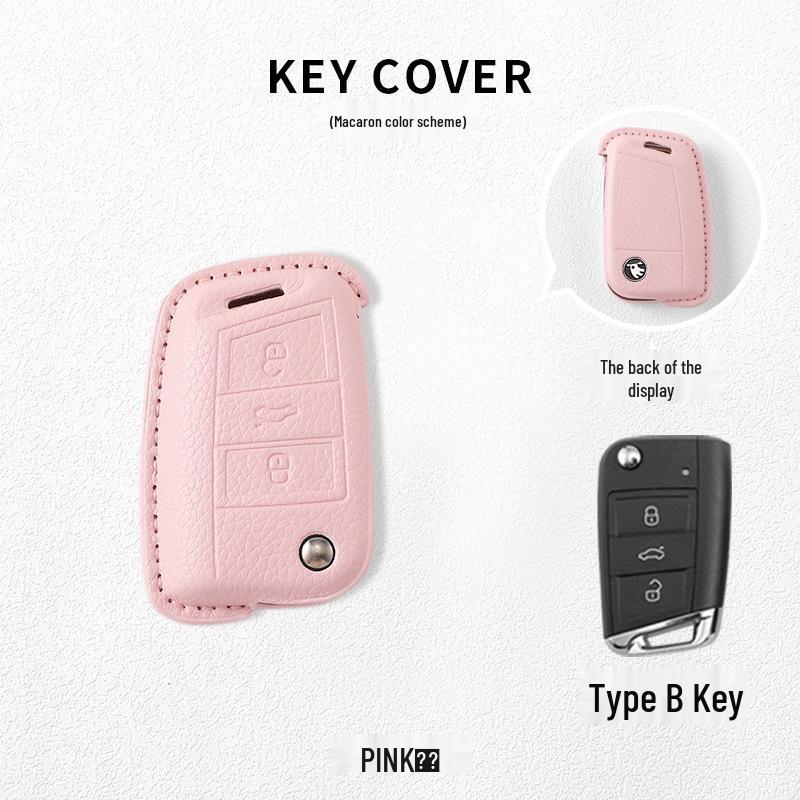 Совместимый чехол для ключа для Skoda Rapid, Fabia, Kamiq, Karoq, Kodiaq