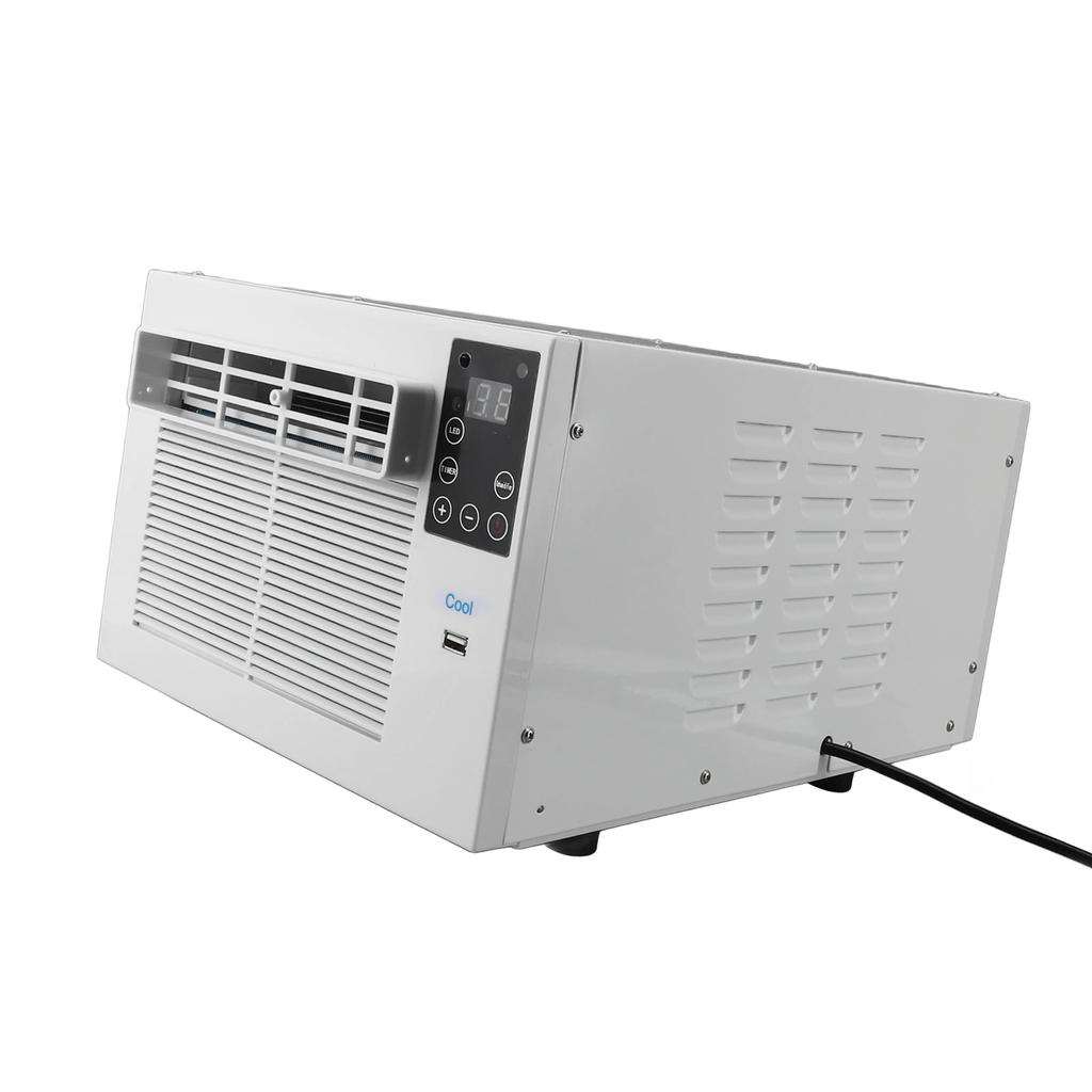 Портативный кондиционер Энергосберегающий 1900 BTU 280 Вт Мини-мобильный кондиционер с пультом дистанционного управления для дома, общежития, офиса, кемпинга, места для питомцев
