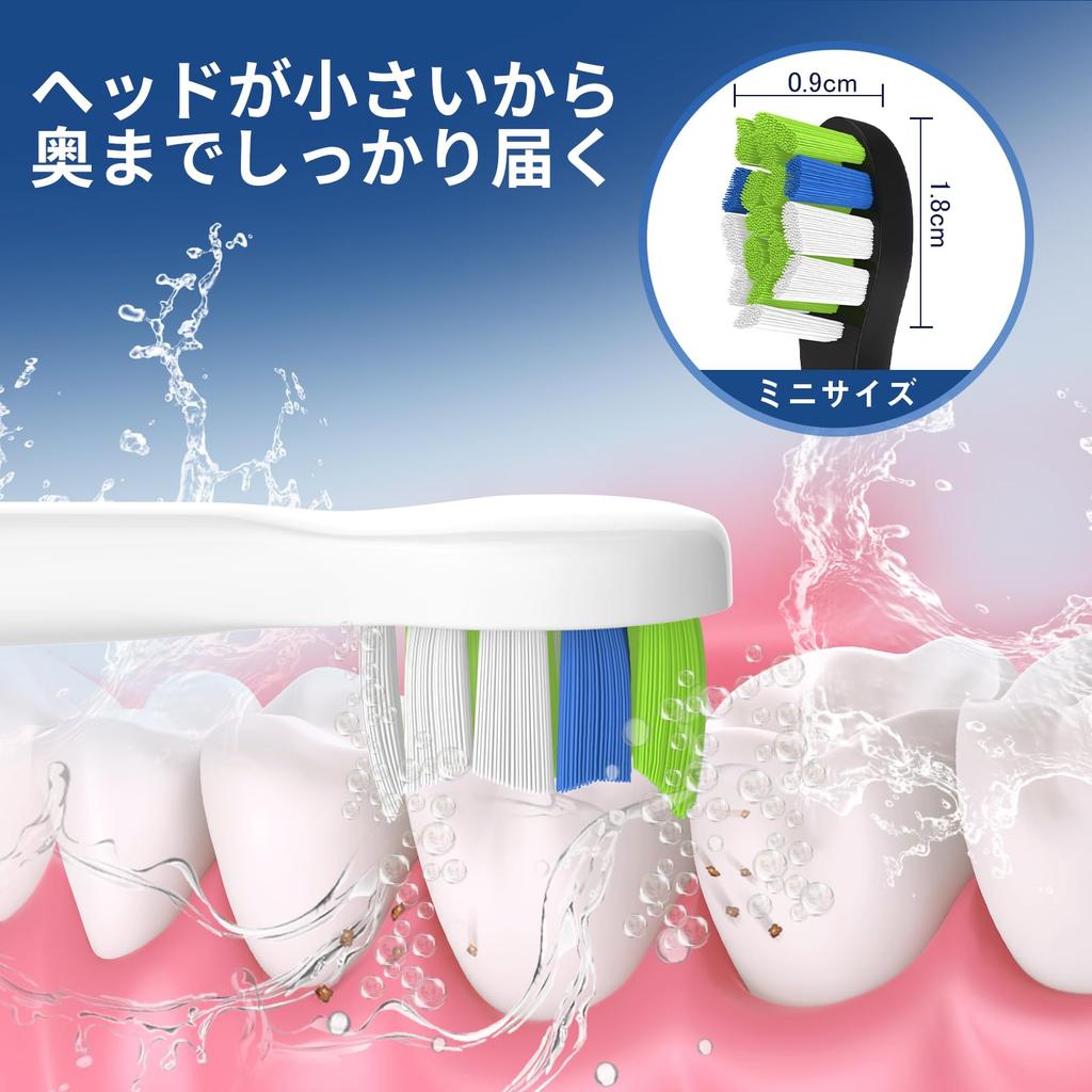 Обновленные сменные насадки для электрических зубных щеток Philips Sonicare Удаление налета Совместимо с и другими моделями 2026 года Dealswin - Удаление,