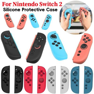 Для Nintendo Switch 2 Рукоятка-держатель для контроллеров Joy-Con Силиконовый защитный чехол Противоскользящие защитные накладки для игрового контроллера NS 2