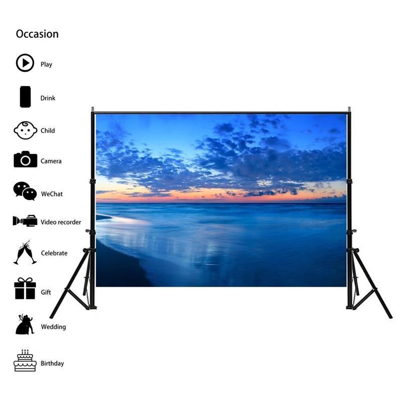 Серия Пляжный Морской Пейзаж Фоновая Ткань для Летних Вечеринок, Мероприятий, Фон для Фотосессий, Декор в Пляжной Тематике, Свадьбы