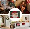 Santa Claus Bathroom Rug Cute and Soft Christmas Indoor/Outdoor Doormat Entrance Welcome Mat Home Decor